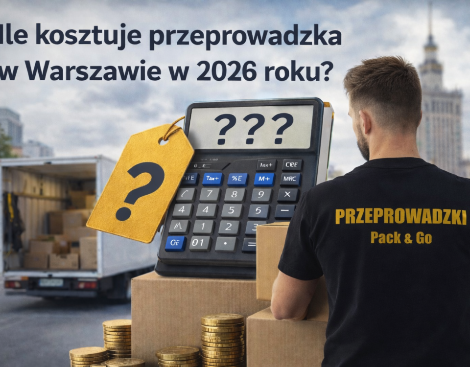 Ile kosztuje przeprowadzka w Warszawie w 2026 roku – koszty transportu i przeprowadzek
