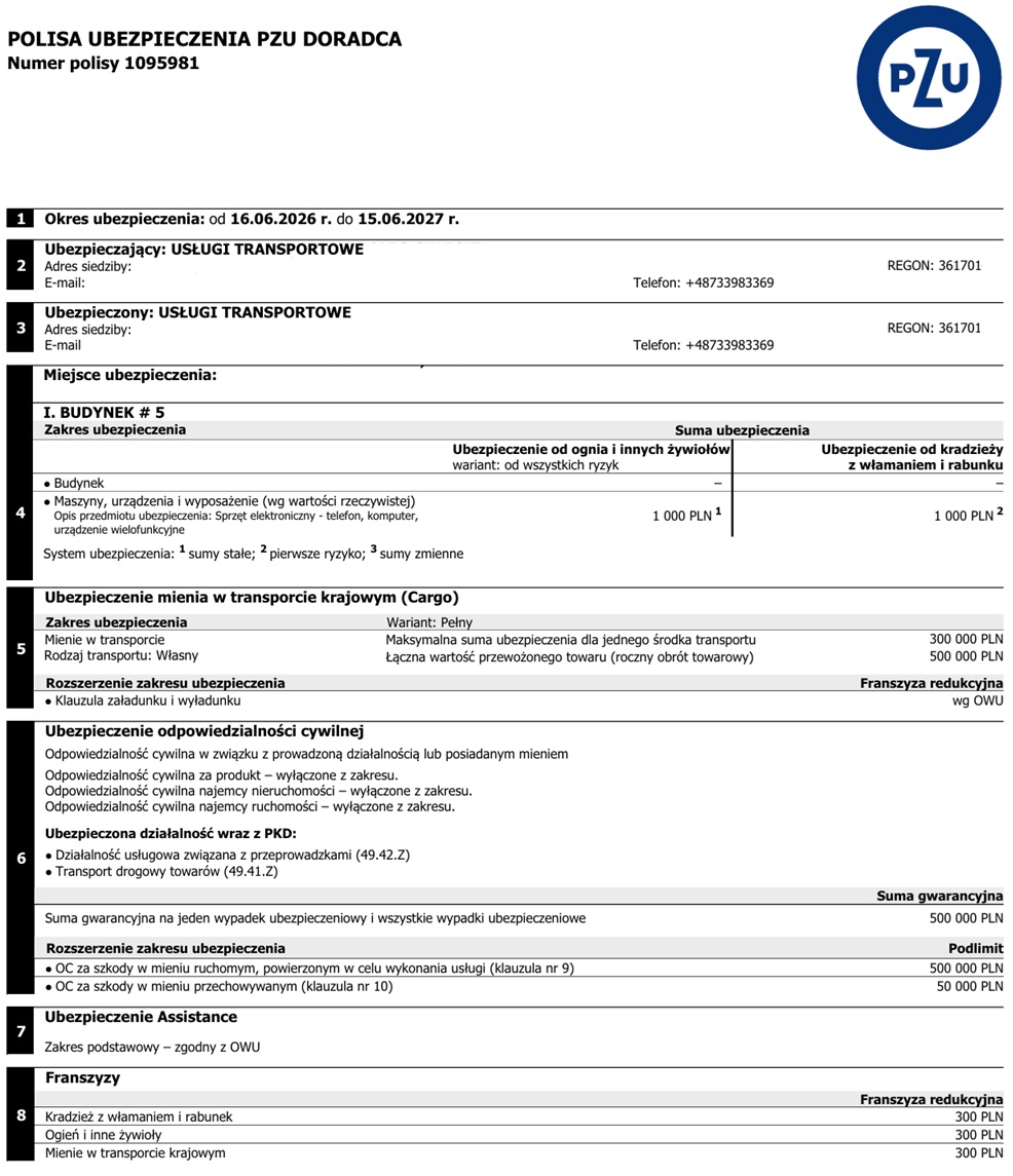 nowe ubezpieczenie ocp go przeprowadzki