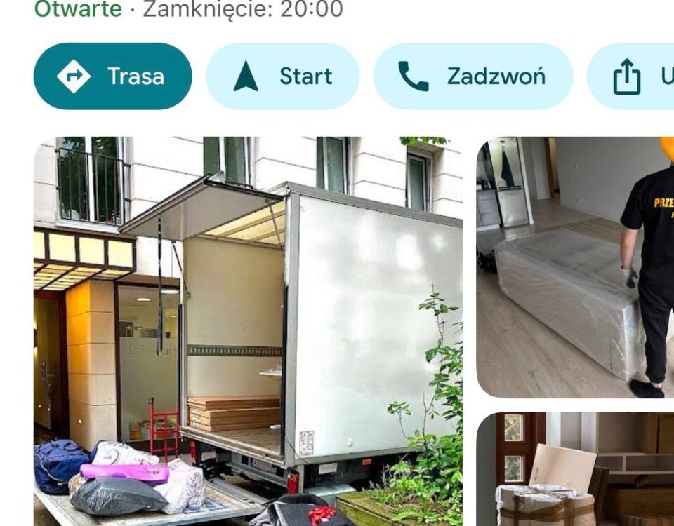 opinie firmy go przeprowadzki na google maps